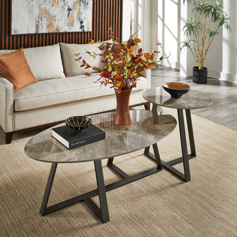 Stone Coffee Table Set